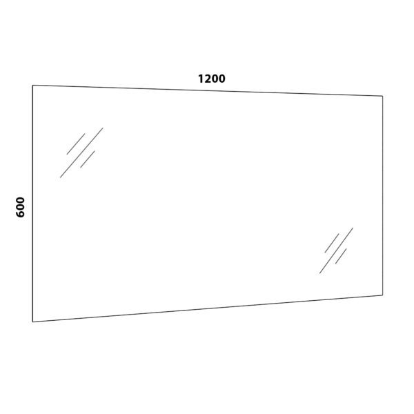 Rectangle 1200X600 Mirror
