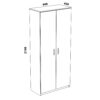900X450x2100 Cabinet JFBIC002