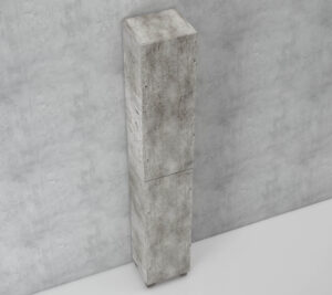 Natural Concrete Tall Boy 1800 FS