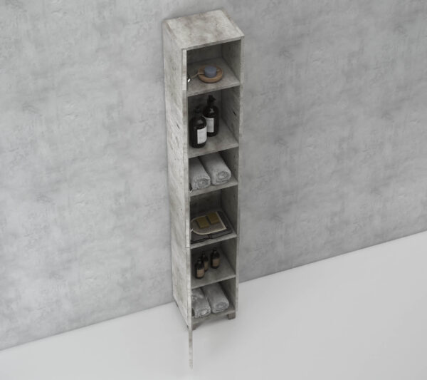 Natural Concrete Tall Boy 1800 FS