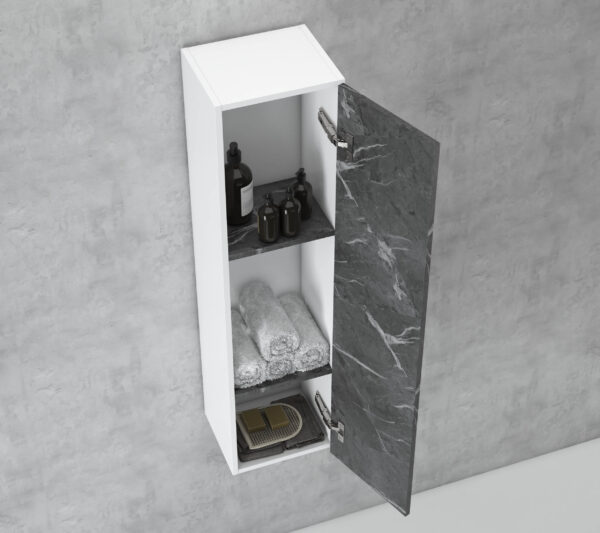 White Nero Stucco TallBoy 1200 FS