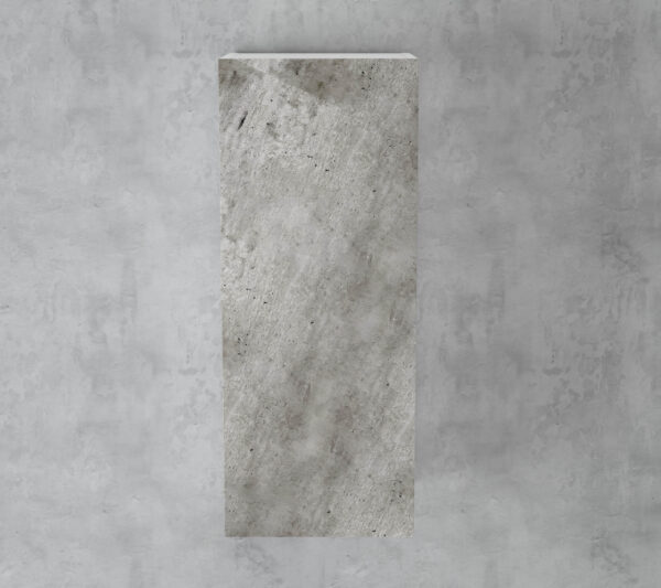 White Natural Concrete TallBoy 750 WH