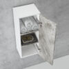 White Natural Concrete TallBoy 750 WH