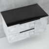 Bianco Stucco & Black Top 900 WH