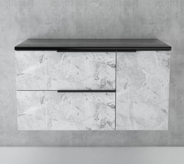 Bianco Stucco & Black Top 900 WH