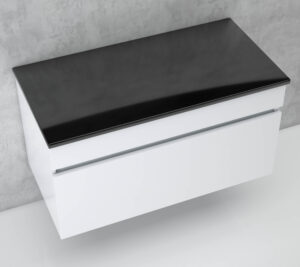 White Gloss & Black Top 900 WH