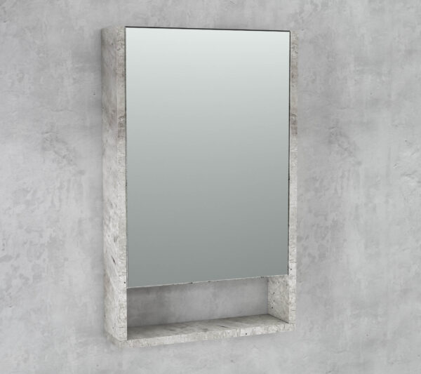 Small Mirror Natural Concrete