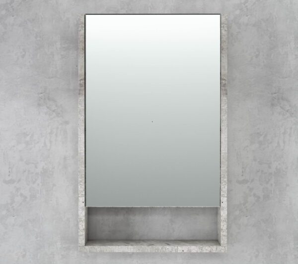 Small Mirror Natural Concrete