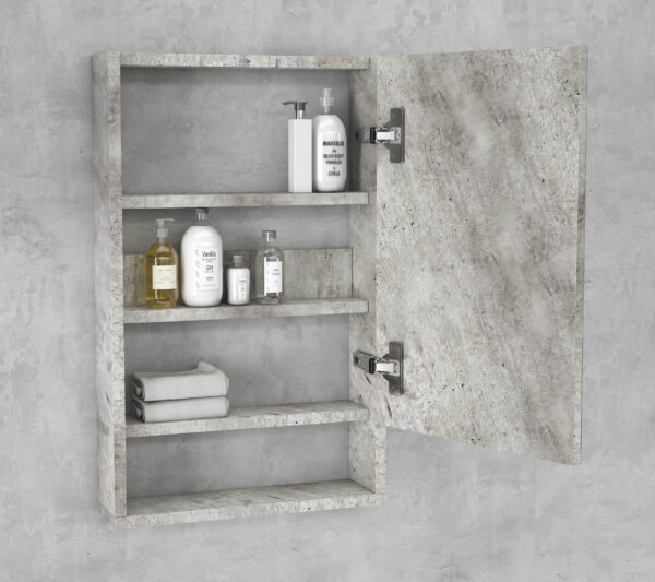 Small Mirror Natural Concrete