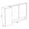 Large Mirror With Side Storage