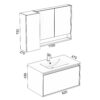 Config L Mirror With 800 Basin