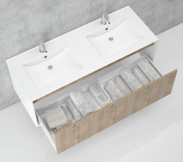 Brookhill1200 WH Double Basin