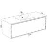 Brookhill 1200X420 WH